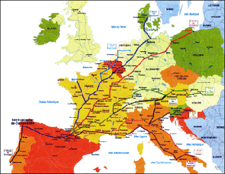 De oude pelgrimsroutes naar Santiago