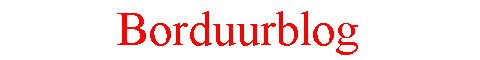 Borduurblog