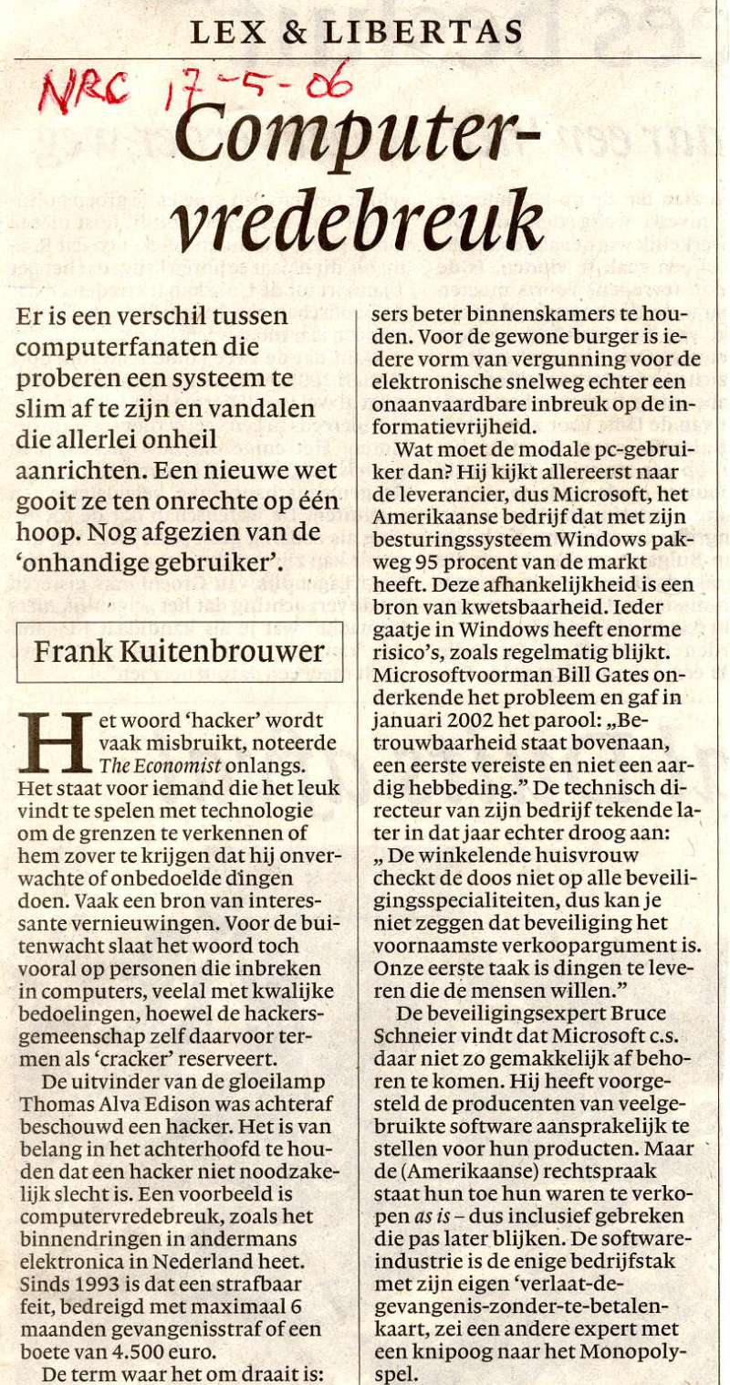 computervredebreuk - deel 1