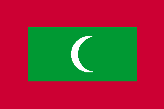 Flag of the Maldives