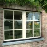  Polyurethane window frame (aluminium core) 