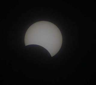 foto eclips boven Delfshaven