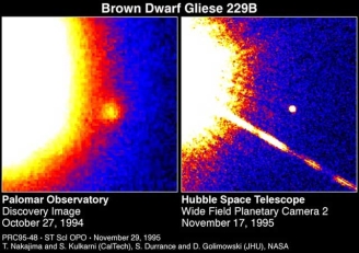 Gliese 229b, de eerste bruine dwerg