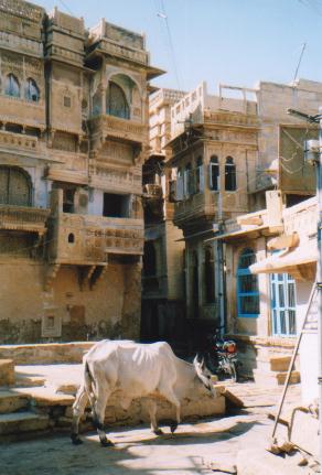 In het fort van Jaisalmer