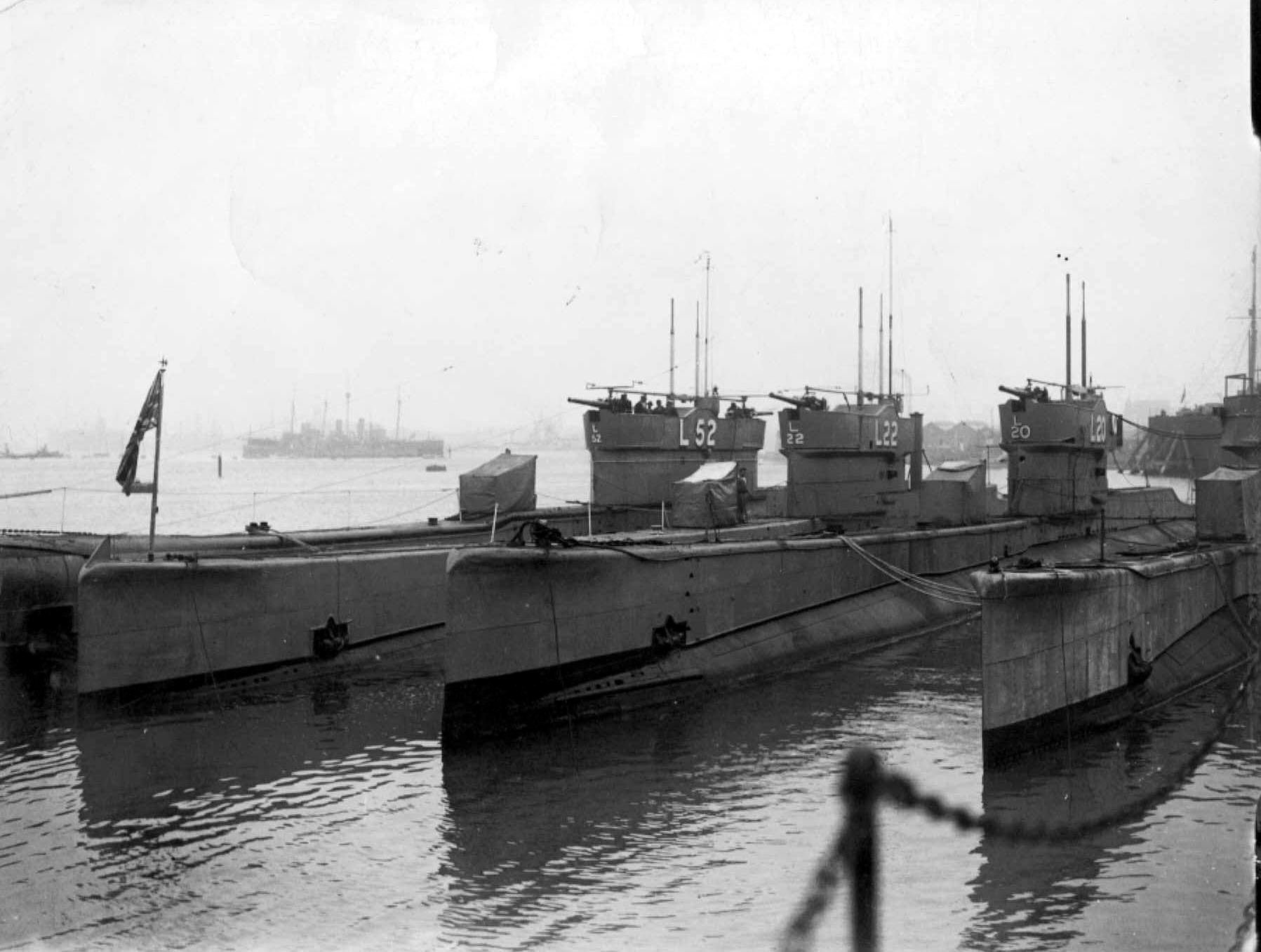 By Terry Whalebone - originally posted to Flickr as L-Class Submarine Flotilla 1933 at Gosport, CC BY 2.0