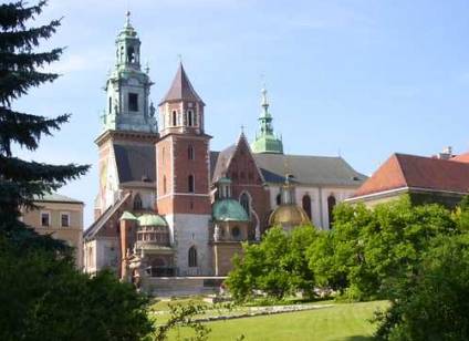 Wamel en kathedraal van Krakau