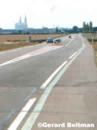 De kathedraal van Chartres zie je al van ver af staan.