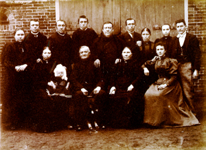 het gezin van GIJSBERT VAN DE MHEEN & Petronella Anthonia van Werkhoven