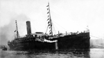 De 'Potsdam', waarmee Gerrit v.d. Mheen in 1901 naar Amerika vertrok.