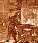 De smit. Besteed uw vlijt, Ter rechter tijdt. (Jan en Caspar Luyken, ca. 1690)