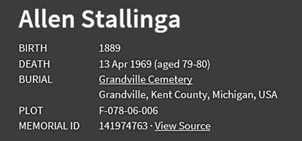 Ale Stallinga 1969