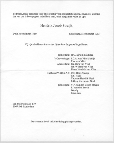 Hendrik Jacob Struijk 1993