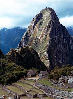 Blik op de karakteristieke "Oude Berg" oftewel MachuPicchu.