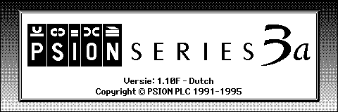 a "strange" serial number in the Dutch emulator