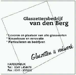 Glaszettersbedrijf van den Berg