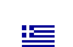 vrouw, Agia Roumeli, vlag Griekenland
