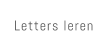 Letters leren