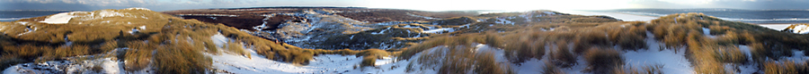 Panorama Groene strand, West Terschelling