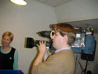Martijn de Cameraman van TV Drenthe