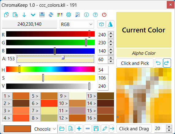 preview ChromaKeep
