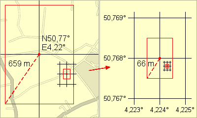  Sint-Pieters-Leeuw op tegels (WGS84, decimale graadfracties) 